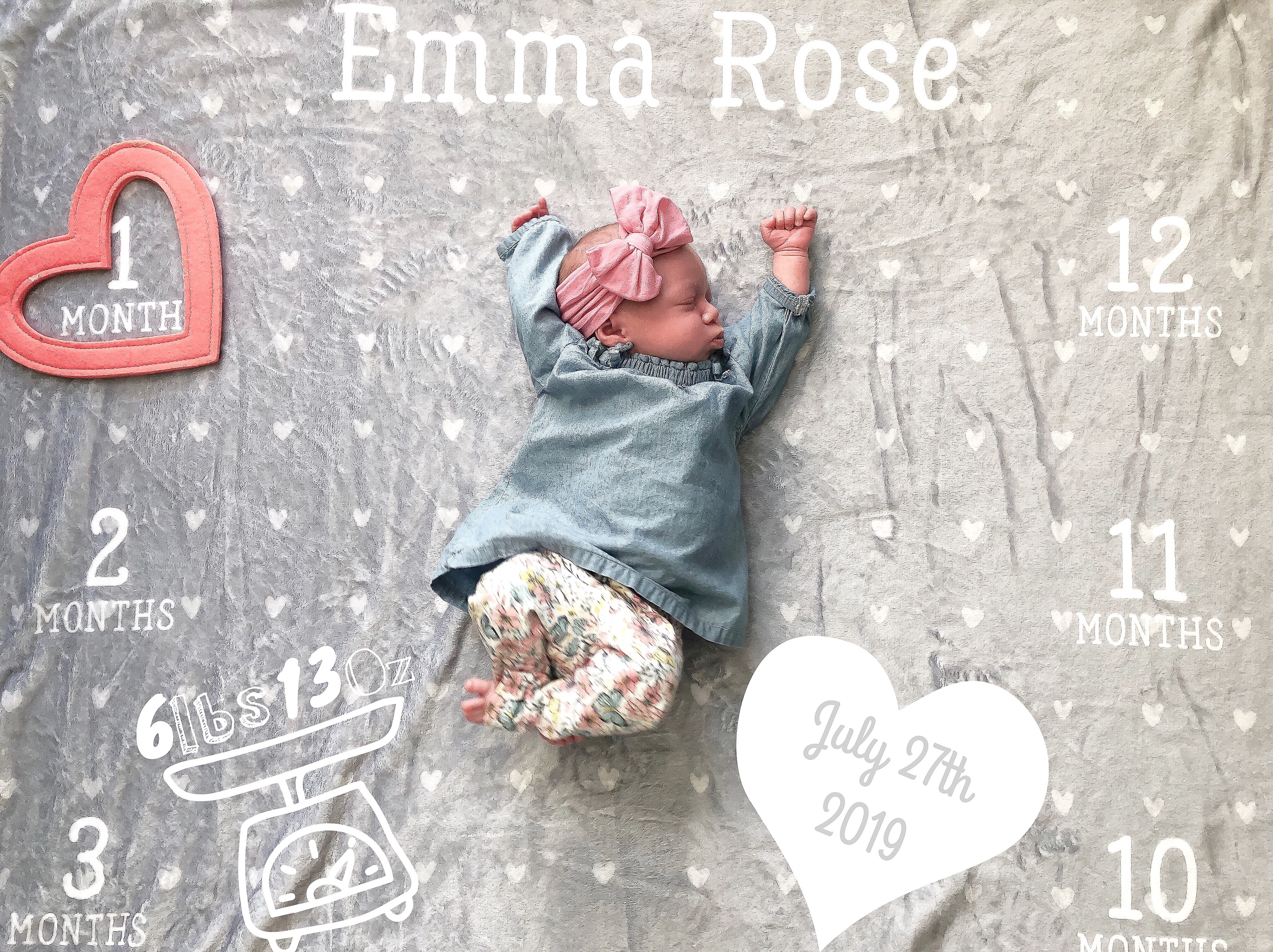 Emma’s 1 Month Birthday